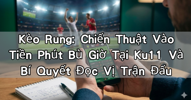 Kèo Rung: Chiến Thuật Vào Tiền Phút Bù Giờ Tại Ku11 Và Bí Quyết Đọc Vị Trận Đấu