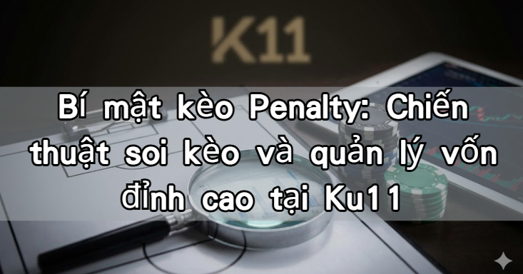 Bí mật kèo Penalty: Chiến thuật soi kèo và quản lý vốn đỉnh cao tại Ku11